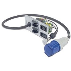 APC - Pásek na rozvod silnoproudu - AC 230 V - vstup: napájení - výstupní konektory: 3 (IEC 60320 C19, IEC 60309) - pro