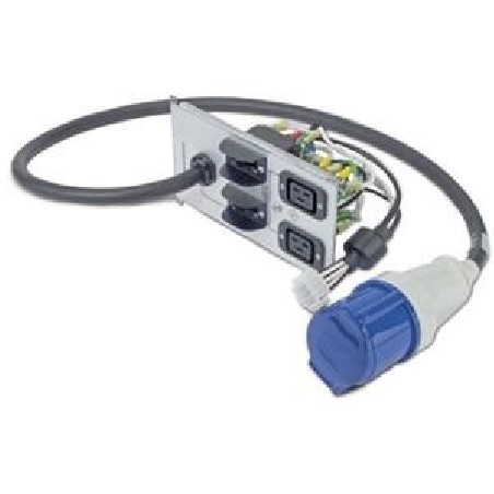 APC - Pásek na rozvod silnoproudu - AC 230 V - vstup: napájení - výstupní konektory: 3 (IEC 60320 C19, IEC 60309) - pro