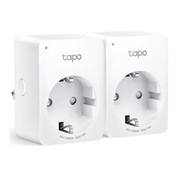 Tapo P110 V1.2 - Inteligentní zásuvka - s energetickým monitorem - bezdrátový - 802.11b/g/n - 2.4 Ghz (balení 2) TAPOP110(2PACK)