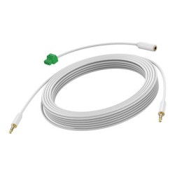 VISION Techconnect - Audio kabel - mini jack s piny (male) do mini jack s piny (male) - 10 m - dvojnásobně stíněný - bílá