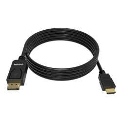 VISION - Kabel adaptéru - DisplayPort s piny (male) do HDMI s piny (male) - 2 m - černá - podporuje 4K