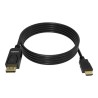 VISION - Kabel adaptéru - DisplayPort s piny (male) do HDMI s piny (male) - 2 m - černá - podporuje 4K