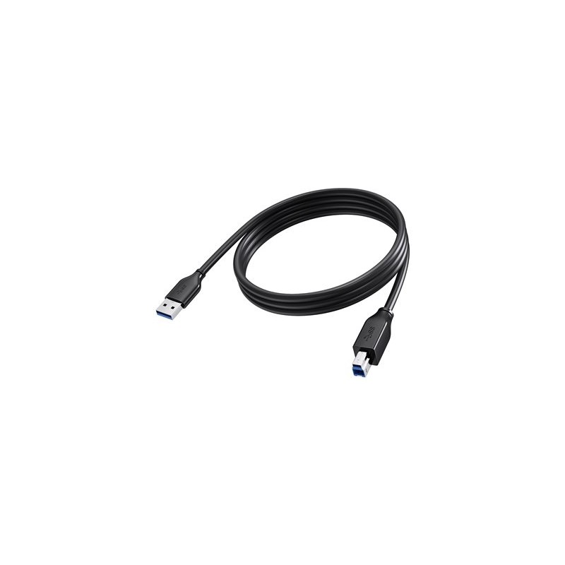 Vision - Kabel USB - USB typ A (M) do USB Type B (M) - USB 3.0 - 2 m - cerná