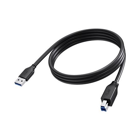 Vision - Kabel USB - USB typ A (M) do USB Type B (M) - USB 3.0 - 2 m - cerná