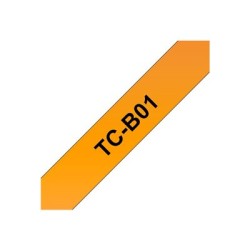 Brother TCB01 - 12 mm x 6.7 m - černá nebo fluorescentní oranžová - lamino páska - pro P-Touch PT-2000, PT-3000, PT-500