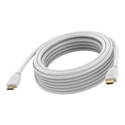 VISION Techconnect - Vysoká rychlost - kabel HDMI s ethernetem - HDMI s piny (male) do HDMI s piny (male) - 5 m - bílá