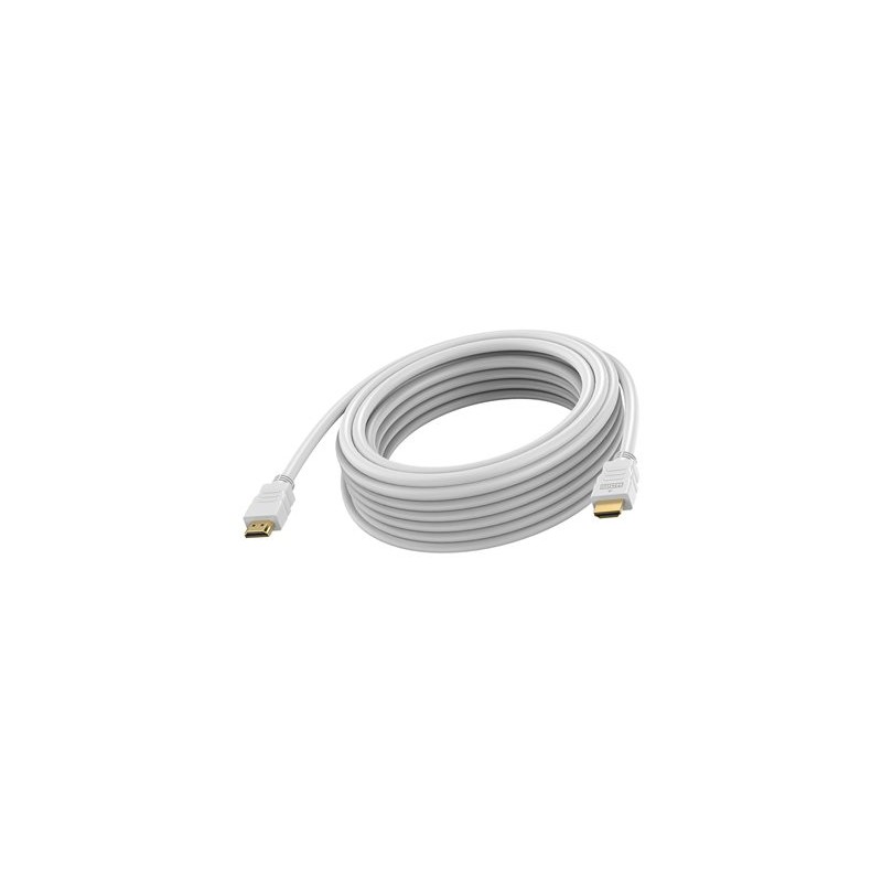 VISION Techconnect - Vysoká rychlost - kabel HDMI s ethernetem - HDMI s piny (male) do HDMI s piny (male) - 5 m - bílá