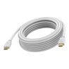 VISION Techconnect - Vysoká rychlost - kabel HDMI s ethernetem - HDMI s piny (male) do HDMI s piny (male) - 5 m - bílá