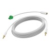 VISION Techconnect - Audio kabel - mini jack s piny (male) do mini jack s piny (male) - 5 m - dvojnásobně stíněný - bílá