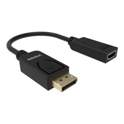 VISION Professional - Video adaptér - DisplayPort s piny (male) do HDMI se zdířkami (female) - černá - podporuje 4K