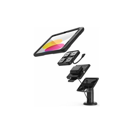 Compulocks iPad 10th-11th (A16) Gen PowerMove Tilting Stand 4" - Black - Montážní sada (stojan) - pro tablet - cerná - velikost