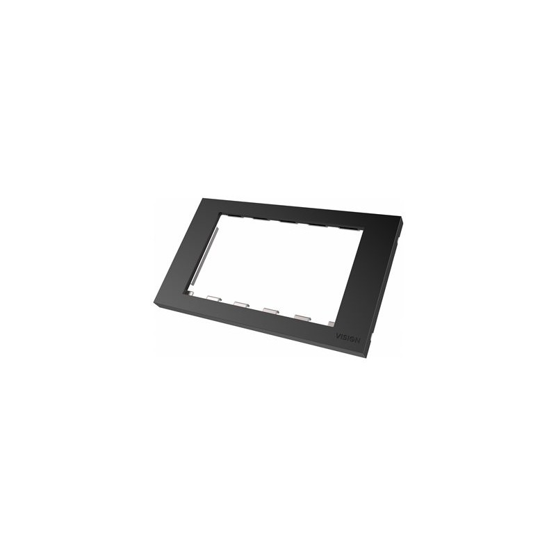 VISION TechConnect TC3 UK Black 2-Gang Surround - Zadní rám boxu - cerná - 2 soupravy