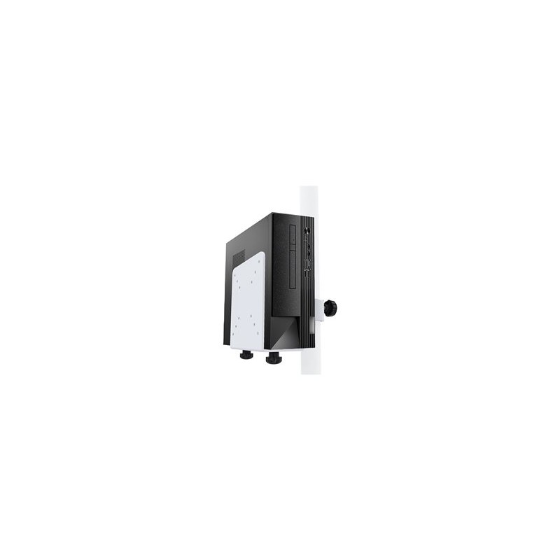 Neomounts THINCLIENT-10 - Upevňovací komponent (držák) - pro tenký klient - stříbrná - montáž na stožár