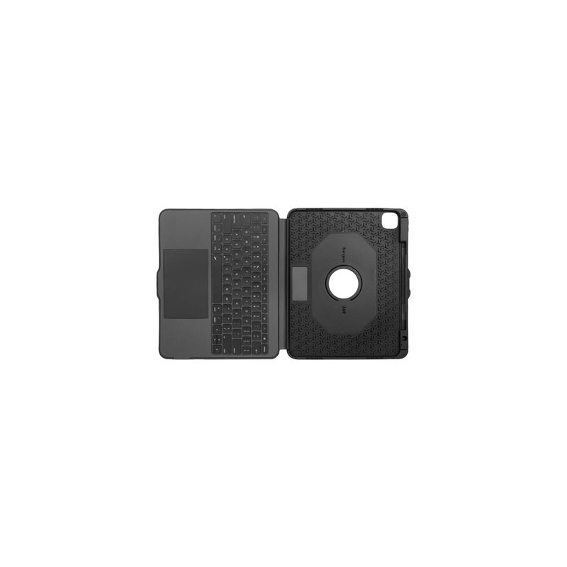 Targus Versavu - Klávesnice a pouzdro - s trackpad - podsvícená - bezdrátový - Bluetooth 5.0 - QWERTY - severské jazyk… THZ989NO