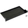 TRITON Police s perforací 19", 1U/250mm, nosnost 20kg, černá