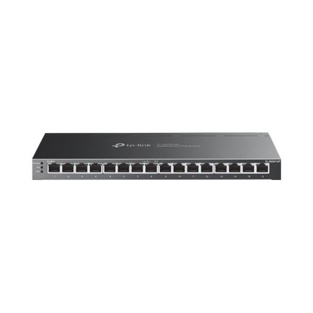 TP-Link JetStream TL-SG2016P V1 - Přepínač - L2+ - řízený - 16 x 10/100/1000 - Lze montovat do rozvaděče, umožňuje montáž na