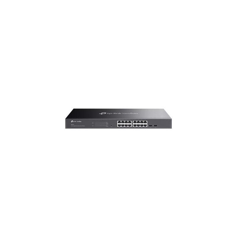 TP-Link Omada SG2218 V1.26 - Přepínač - inteligentní - 16 x 10/100/1000 + 2 x Gigabit Ethernet SFP - Lze montovat do rozvaděče