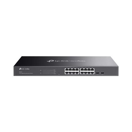 TP-Link Omada SG2218 V1.26 - Přepínač - inteligentní - 16 x 10/100/1000 + 2 x Gigabit Ethernet SFP - Lze montovat do rozvaděče