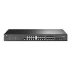 TP-Link JetStream TL-SG3428 V2.26 - Přepínač - řízený - 24 x 10/100/1000 + 4 x gigabitů SFP - Lze montovat do rozvaděče