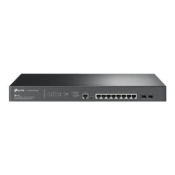 TP-Link JetStream TL-SG3210XHP-M2 V2 - Přepínač - řízený - 8 x 10/100/1000/2.5G + 2 x 10 Gigabit SFP+ - Lze montovat do