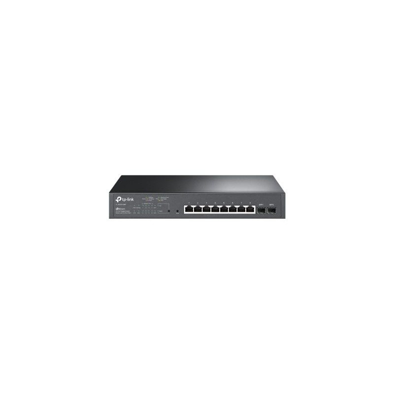 TP-Link JetStream TL-SG2210MP V4 - Přepínač - inteligentní - 8 x 10/100/1000 (PoE+) + 2 x SFP - Lze montovat do rozvaděče