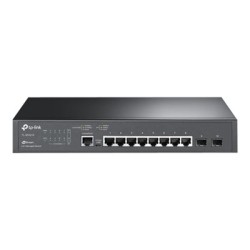 TP-Link JetStream TL-SG3210 V3.6 - Přepínač - L2+ - řízený - 8 x 10/100/1000 + 2 x gigabitů SFP - Lze montovat do rozvaděče