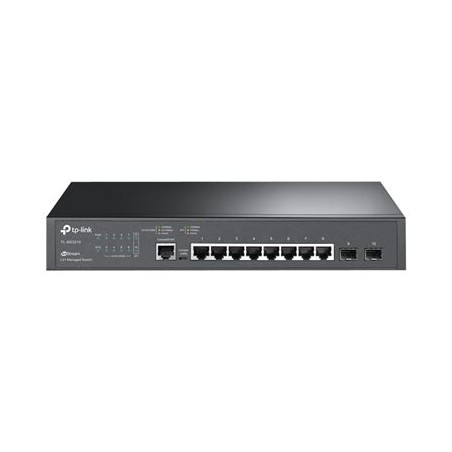 TP-Link JetStream TL-SG3210 V3.6 - Přepínač - L2+ - řízený - 8 x 10/100/1000 + 2 x gigabitů SFP - Lze montovat do rozvaděče
