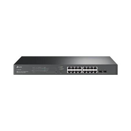 TP-Link JetStream TL-SG2218P V1.60 - Přepínač - inteligentní - 16 x 10/100/1000 (PoE+) + 2 x SFP - Lze montovat do rozvaděče