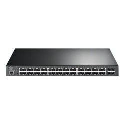TP-Link JetStream TL-SG3452XP V2.6 - Přepínač - L2+ - řízený - 48 x 10/100/1000 (PoE+) + 4 x 10 Gigabit SFP+ - Lze montovat do