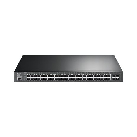 TP-Link JetStream TL-SG3452XP V2.6 - Přepínač - L2+ - řízený - 48 x 10/100/1000 (PoE+) + 4 x 10 Gigabit SFP+ - Lze montovat do