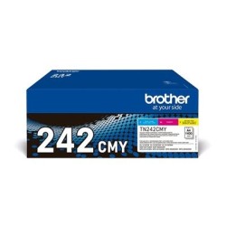 Brother TN242CMY Value Pack - 3-balení - žlutá, azurová, purpurová - originální - kazeta s barvivem - pro Brother DCP-9017