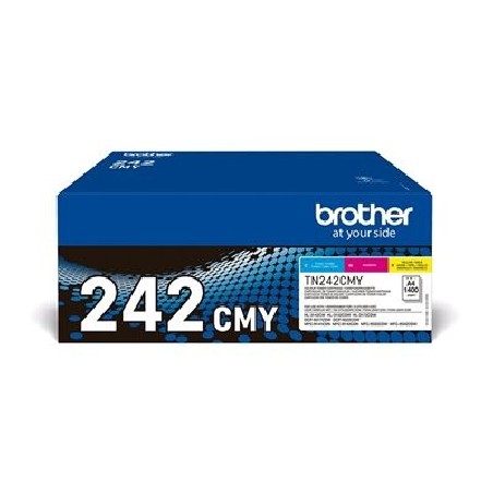 Brother TN242CMY Value Pack - 3-balení - žlutá, azurová, purpurová - originální - kazeta s barvivem - pro Brother DCP-9017