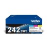 Brother TN242CMY Value Pack - 3-balení - žlutá, azurová, purpurová - originální - kazeta s barvivem - pro Brother DCP-9017