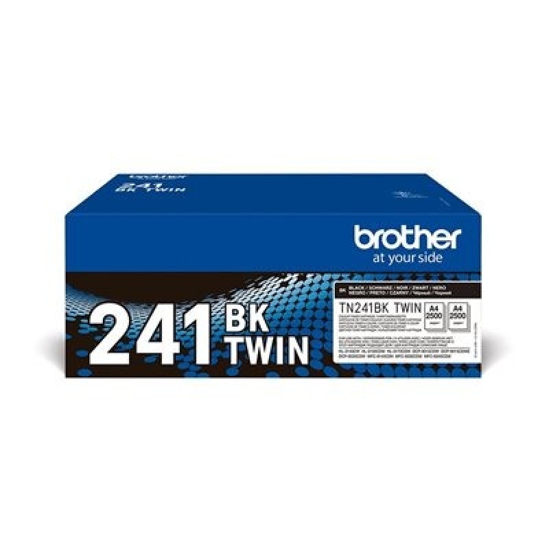 Brother TN241BK - 2-balení - černá - originální - kazeta s barvivem - pro Brother DCP-9015CDW, DCP-9020CDW, HL-3150CDW