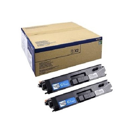 Brother TN900C - 2-balení - azurová - originální - kazeta s barvivem - pro Brother HL-L9300CDWTT, MFC-L9550CDWT