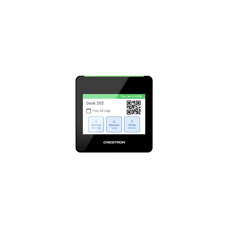 Crestron TSS-470E-B-T - Room manager - 3.5", plánování pracovního stolu - bezdrátový, kabelové - 802.11a/b/g/n/ac - 2.4 Ghz, 5