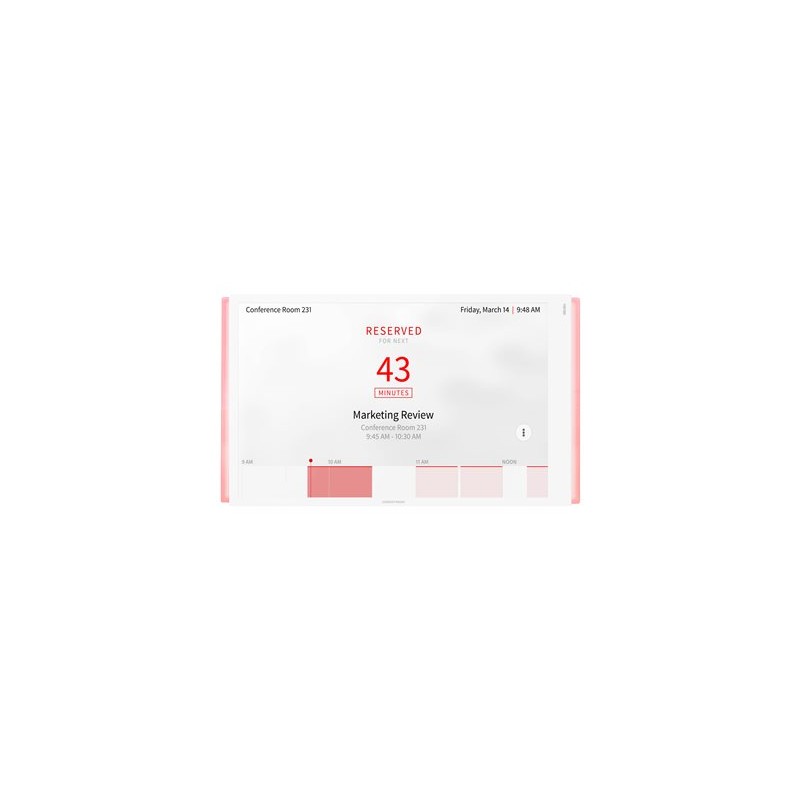 Crestron Room Scheduling Touch Screen TSS-1070-W-S-LB KIT - Room manager - bezdrátový, kabelové - Bluetooth, 802.11a/b/g/n/ac