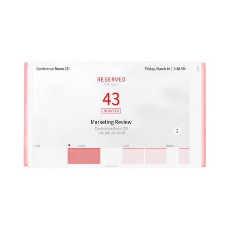 Crestron Room Scheduling Touch Screen TSS-1070-W-S-LB KIT - Room manager - bezdrátový, kabelové - Bluetooth, 802.11a/b/g/n/ac