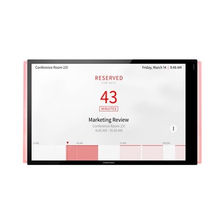 Crestron Room Scheduling Touch Screen TSS-1070-B-S-LB KIT - Room manager - bezdrátový, kabelové - 802.11a/b/g/n/ac, Bluetooth