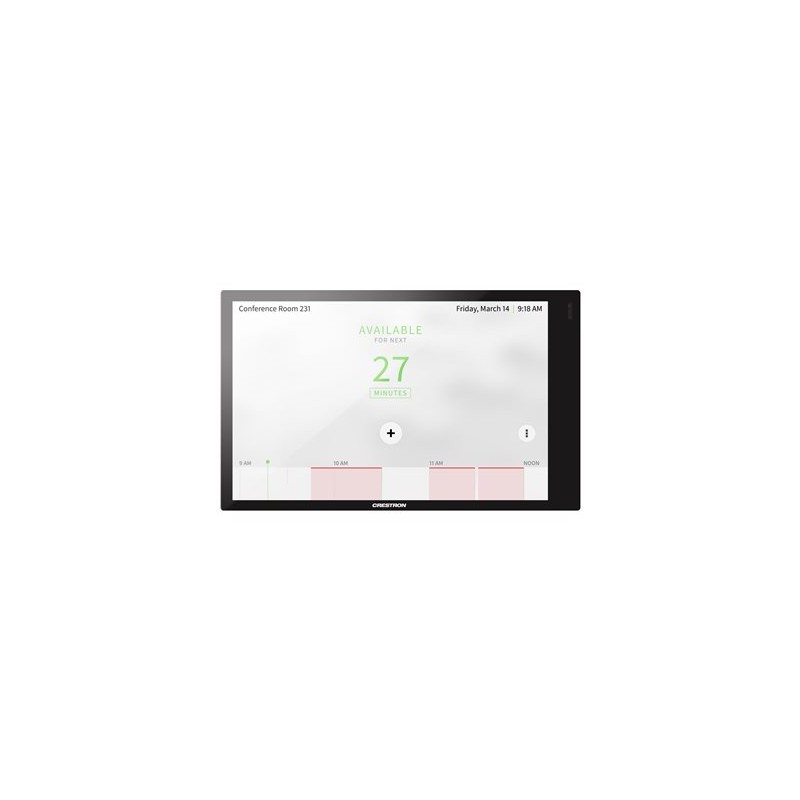 Crestron TSW-770-GV-B-S - Ovládací panel s dotykovou obrazovkou - 7", montáž na stěnu - kabelové - 10/100 Ethernet - hladká