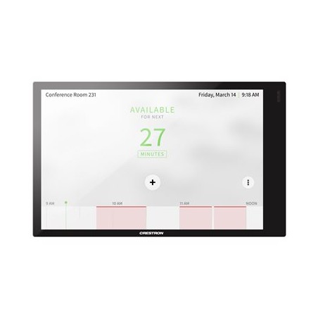 Crestron TSW-770-GV-B-S - Ovládací panel s dotykovou obrazovkou - 7", montáž na stěnu - kabelové - 10/100 Ethernet - hladká