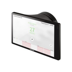 Crestron - Montážní sada (úchyt, lepicí pevné uchycení) - pro dotyková obrazovka - plast - hladká černá - přimontovatelný ke