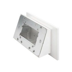Crestron - Montážní sada (angled mount, housing) - různé povrchy - pro dotyková obrazovka - plast - smooth white
