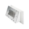Crestron - Montážní sada (angled mount, housing) - různé povrchy - pro dotyková obrazovka - plast - smooth white