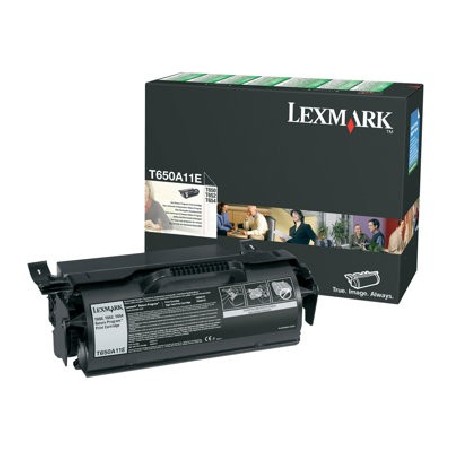 Lexmark - Černá - originální - kazeta s barvivem LCCP, LRP - pro Lexmark T650dn, T650dtn, T650n, T652dn, T652dtn, T652n