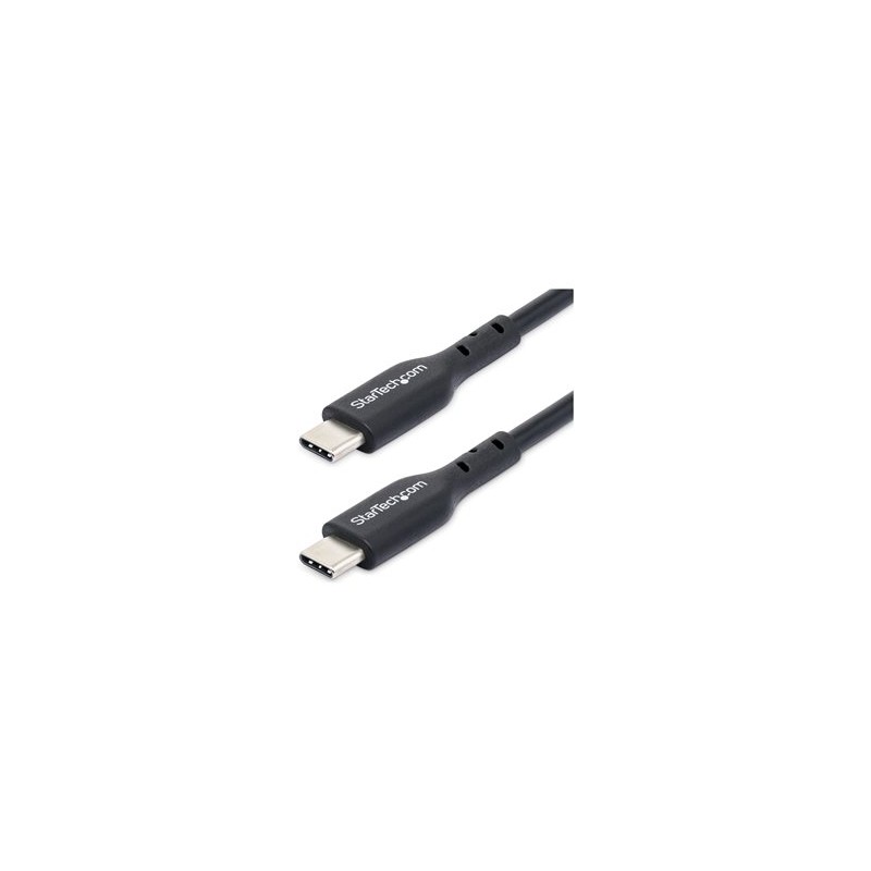 StarTech.com - USB kabel - USB-C (M) do USB-C (M) - USB 2.0 - 3 A - 2 m - USB Power Delivery (60W) - cerná (balení 2)