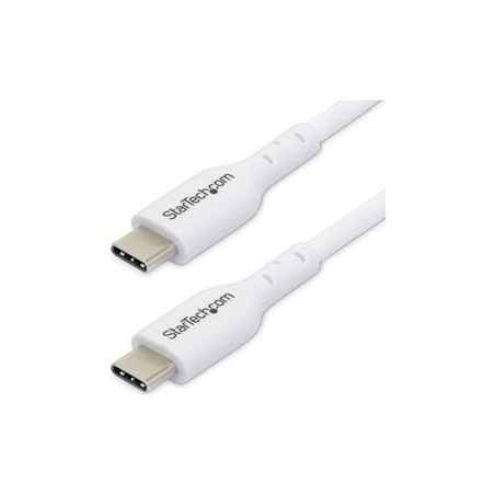 StarTech.com - USB kabel - USB-C (M) do USB-C (M) - USB 2.0 - 3 A - 1 m - USB Power Delivery (60W) - bílá (balení 2)