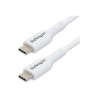 StarTech.com - USB kabel - USB-C (M) do USB-C (M) - USB 2.0 - 3 A - 1 m - USB Power Delivery (60W) - bílá (balení 2)