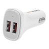 StarTech.com Dual Port USB Car Charger - 24W/4.8A White - Napájecí adaptér do auta - 24 Watt - 4.8 A - 2 výstupní konektory