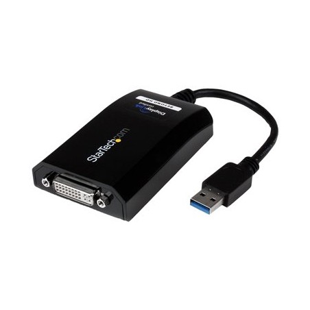 StarTech.com USB 3.0 to DVI / VGA Adapter - 2048x1152 - External Video & Graphics Card - Dual Monitor Display Adapter Cable